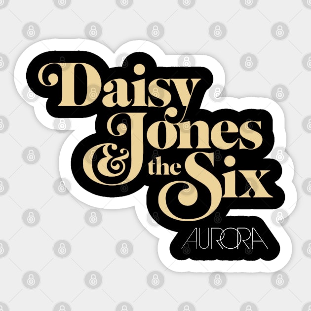 Daisy Jones and the 6 Sticker by Penny Lane Designs Co.